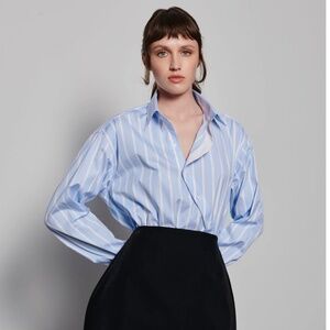 Blue Stripe Off-Side Shirt